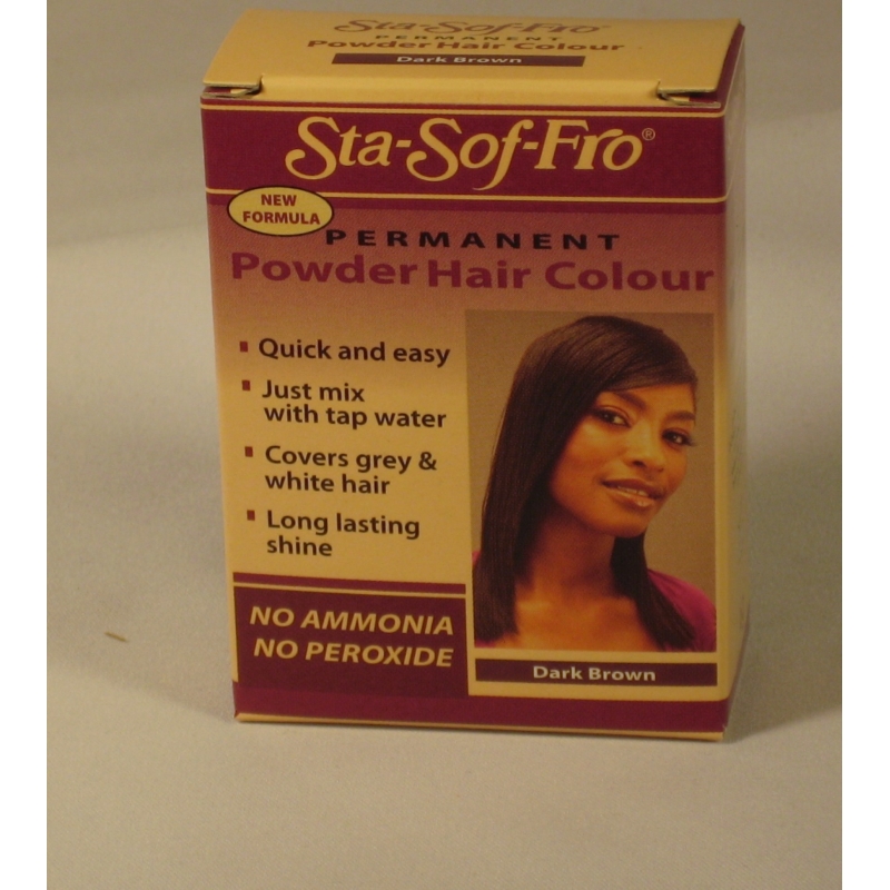 Sta sof fro colorant en poudre Black Afrikana