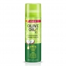 Organic olive oil sheen spray