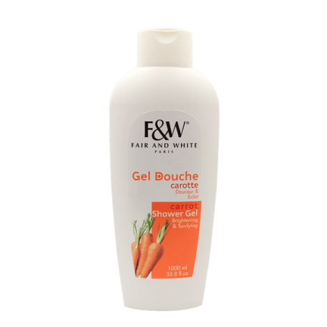 Fair and White shower Gel carrotte