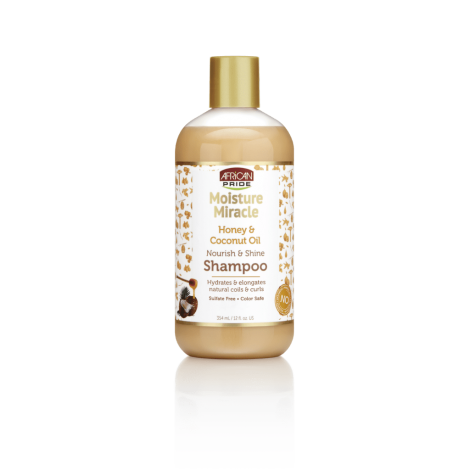 AFRICAN PRIDE MOISTURE MIRACLE Miel & Noix de Coco SHAMPOING