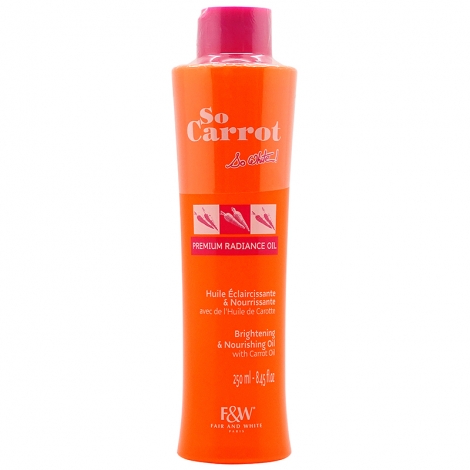 FAIR AND WHITE SO CARROT So white Brightening  and nourishing oil with carrot