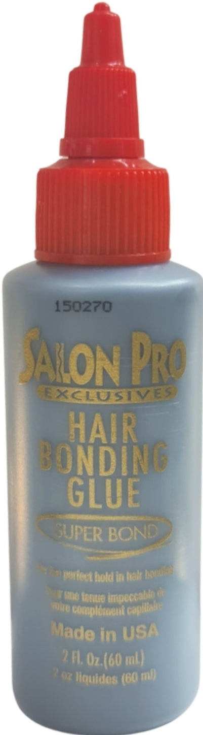 SALON PRO Hair Bonding Glue 2floz 60ml Black Glue for Weaving 