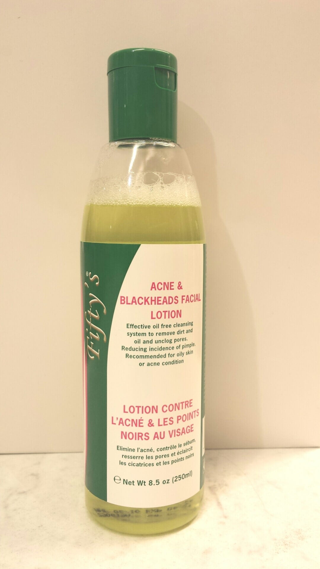 Fifty's acne and blackhead facial lotion