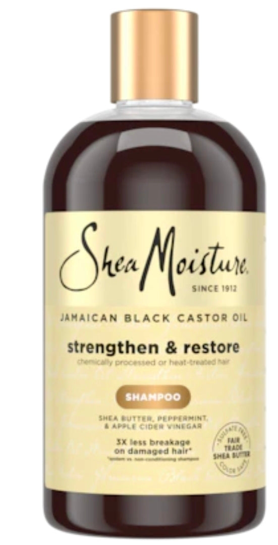 SHEA MOISTURE JAMAICAN CASTOR OIL SHAMPOING