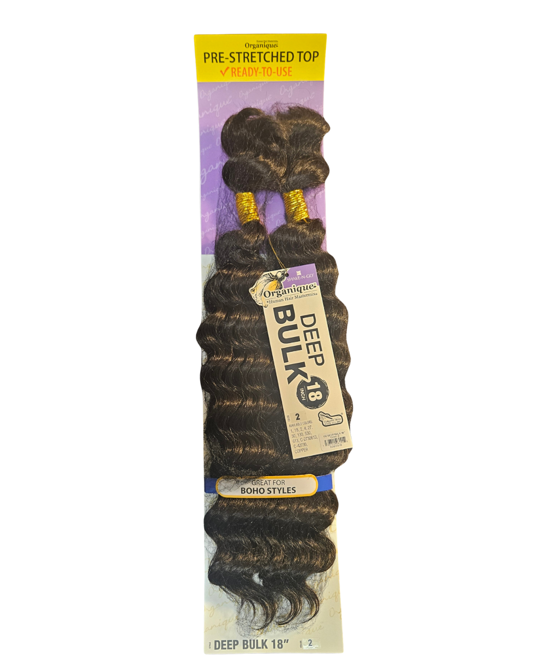 SHAKE -N-GO ORGANIC DEEP BULK 18" COL. 2