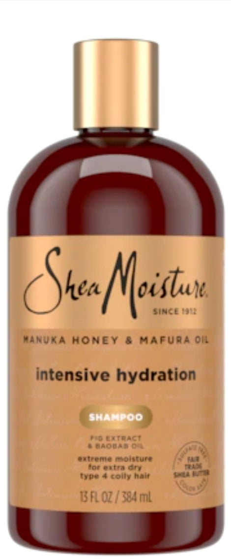 SHEA MOISTURE MANUKA HONEY MAFURA OIL SHAMPOING